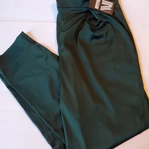 MM LaFleur Satin Windsor Trouser-Fir Tree NWT sz 8